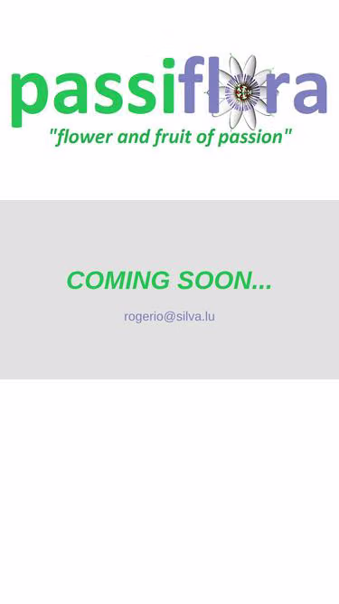 Screenshot of passiflora.pt