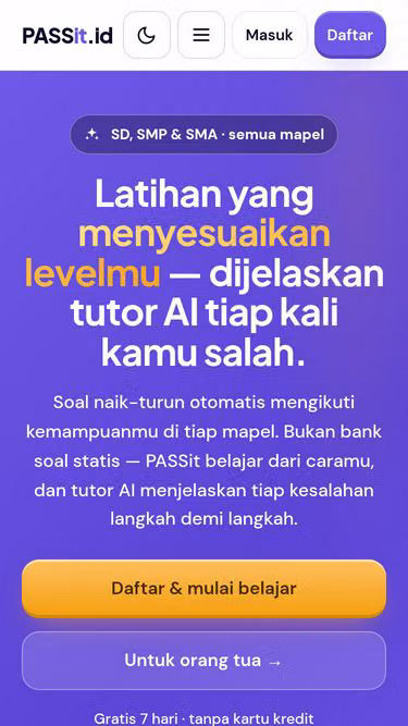 Screenshot of passit.id
