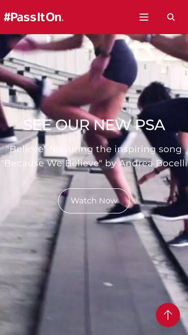 Screenshot of passiton.org