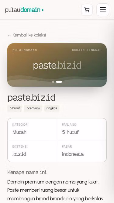 Screenshot of paste.biz.id
