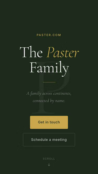Screenshot of paster.ch