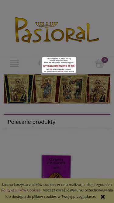 Screenshot of pastoral.pl