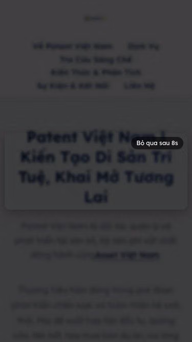 Screenshot of patent.vn