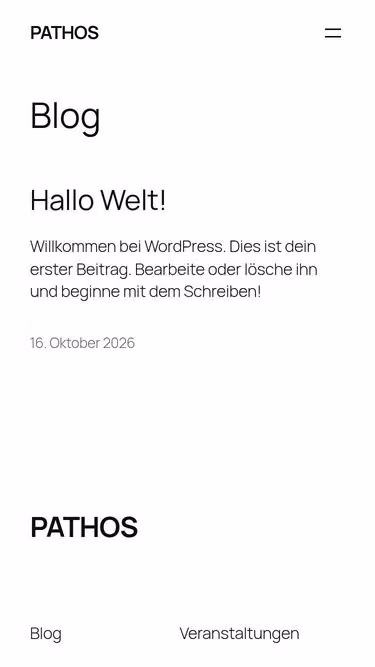 Screenshot of pathos.eu