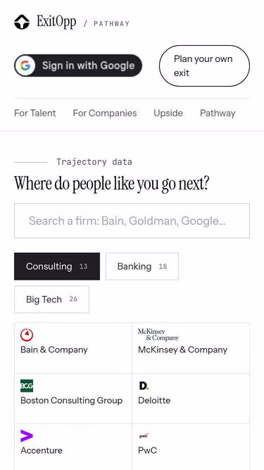 Screenshot of pathway.fyi