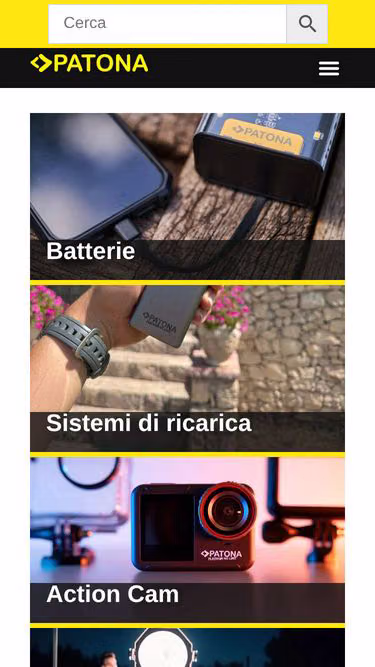 Screenshot of patona.it