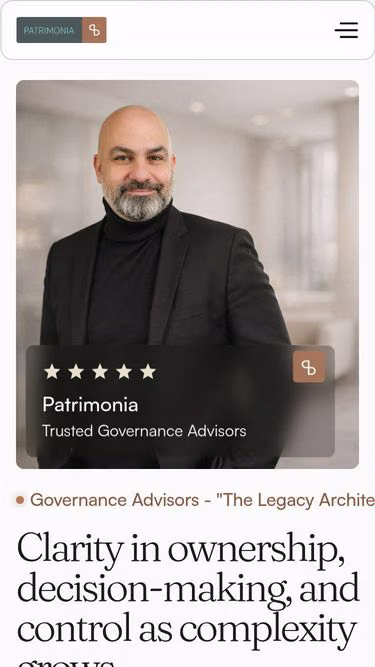 Screenshot of patrimonia.me