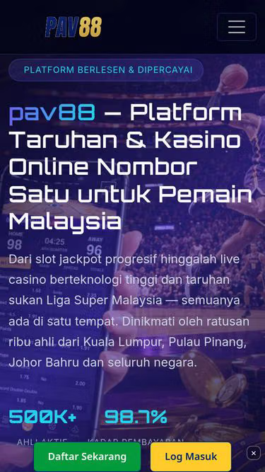 Screenshot of pav88.bar