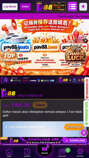 Screenshot of pav88.beer