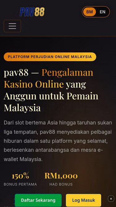 Screenshot of pav88.one
