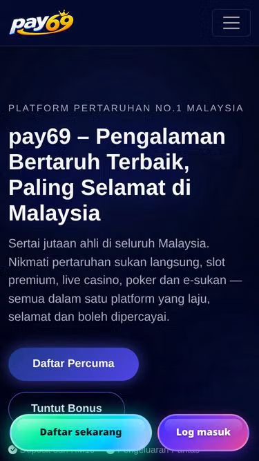 Screenshot of pay69.my