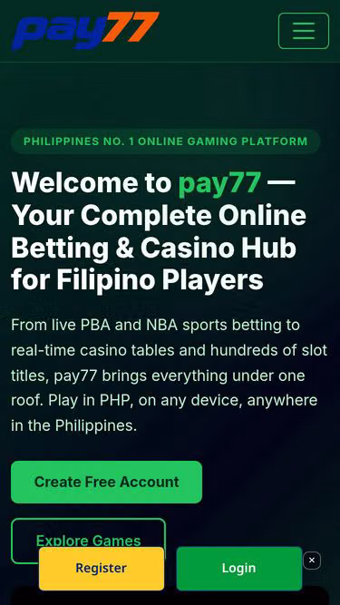 Screenshot of pay77.vu