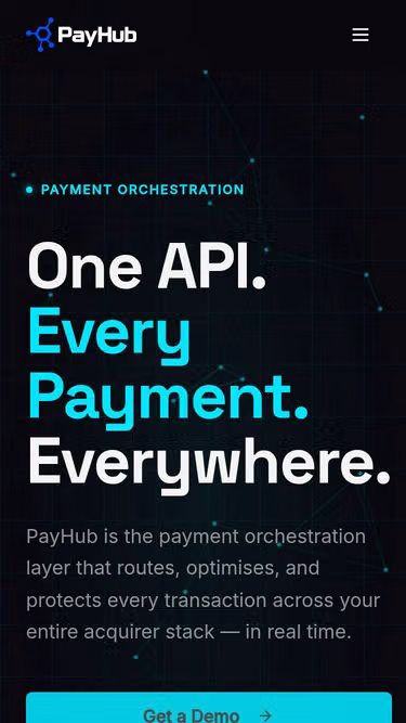 Screenshot of payhub.technology