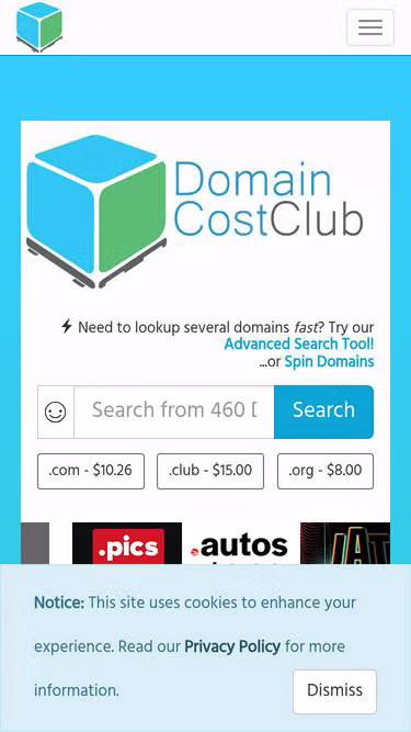 Screenshot of payment.direct