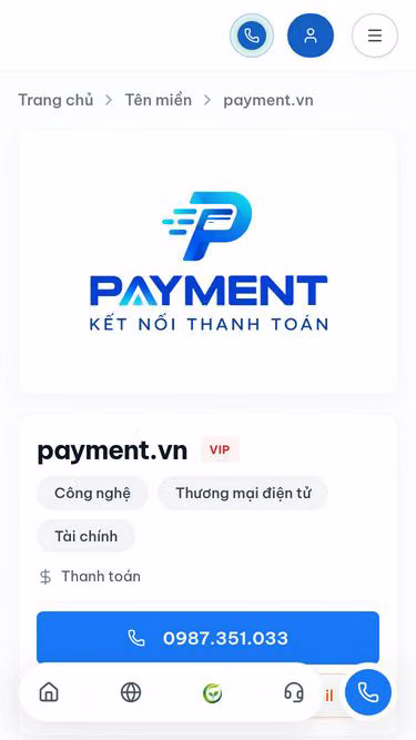 Screenshot of payment.vn