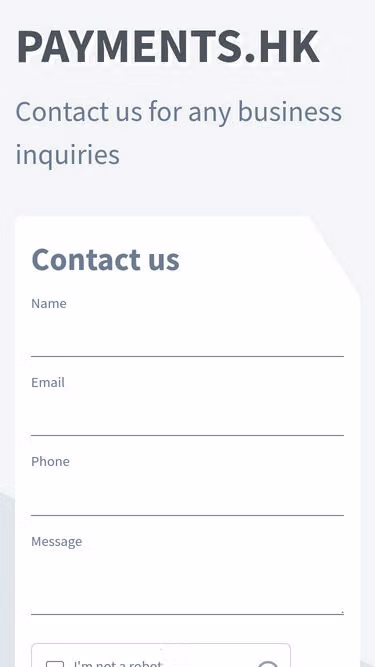 Screenshot of payments.hk