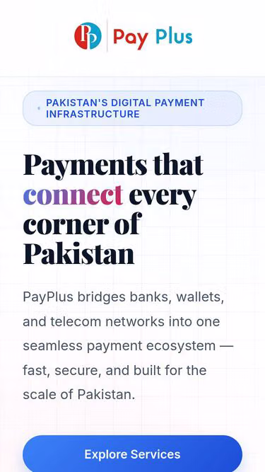 Screenshot of payplus.pk