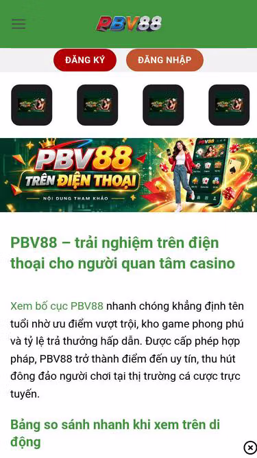 Screenshot of pbv88.beauty