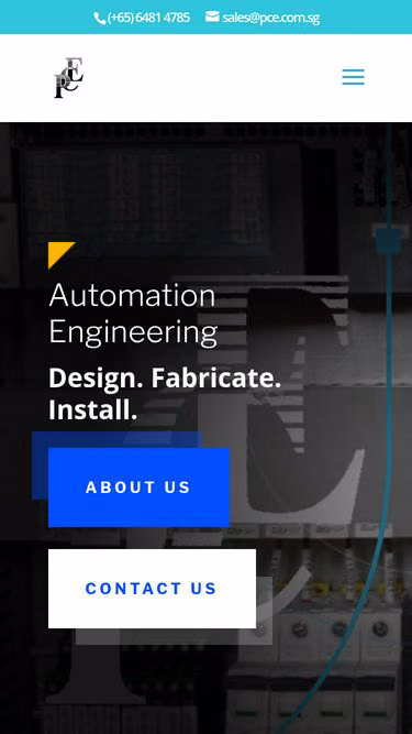 Screenshot of pce.com.sg