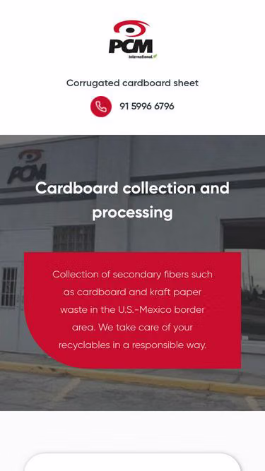Screenshot of pcm.red