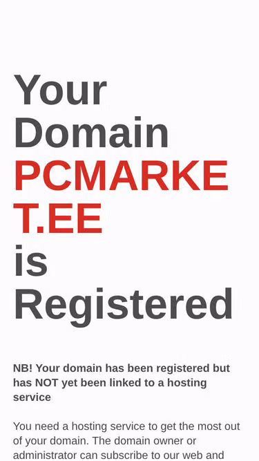 Screenshot of pcmarket.ee