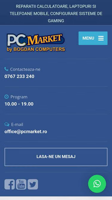 Screenshot of pcmarket.ro