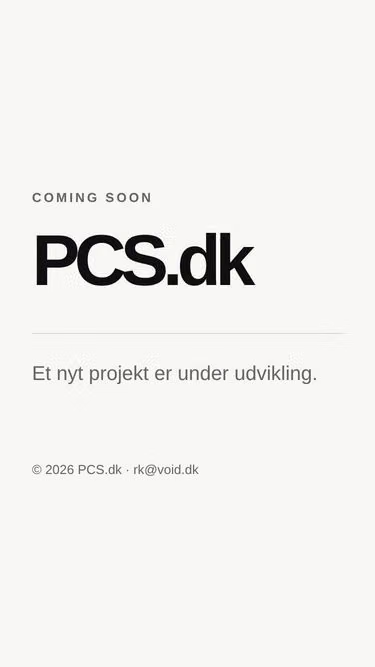 Screenshot of pcs.dk