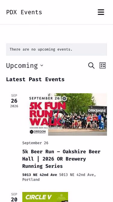 Screenshot of pdx.events