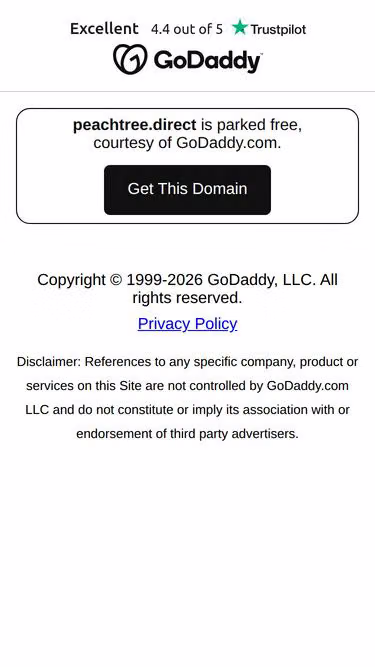 Screenshot of peachtree.direct