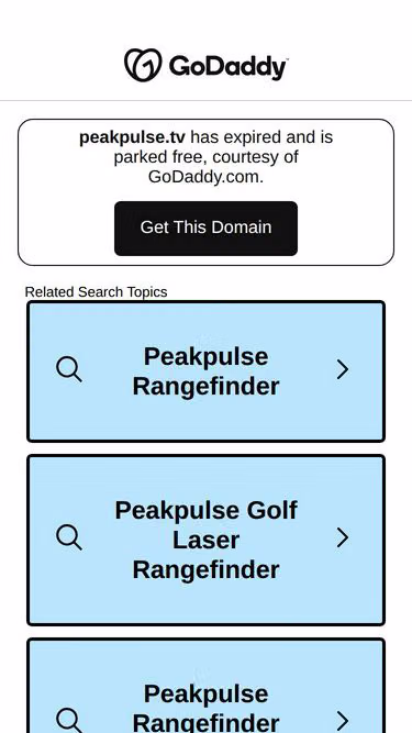 Screenshot of peakpulse.tv