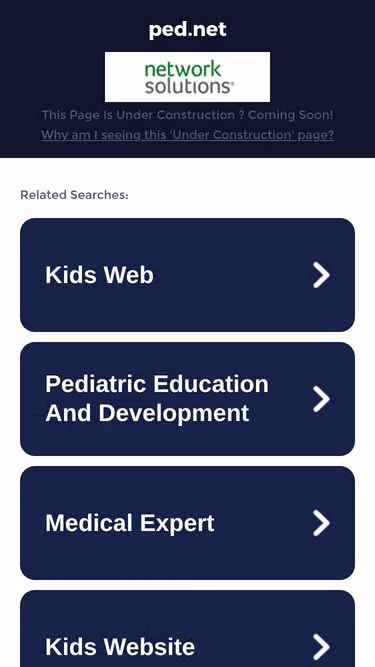 Screenshot of ped.net