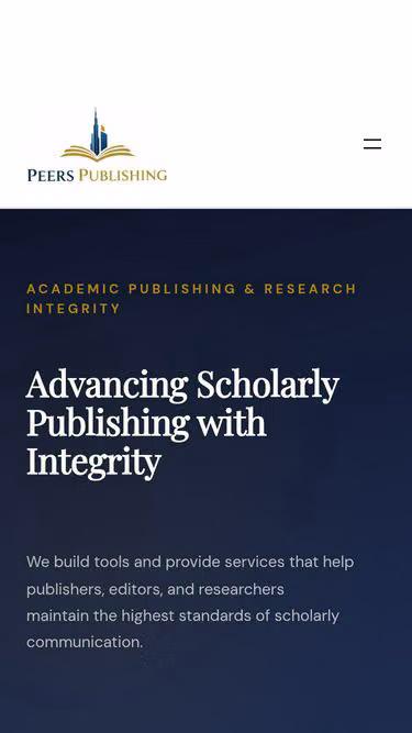 Screenshot of peers.ae