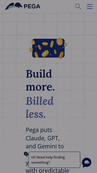 Screenshot of pega.international