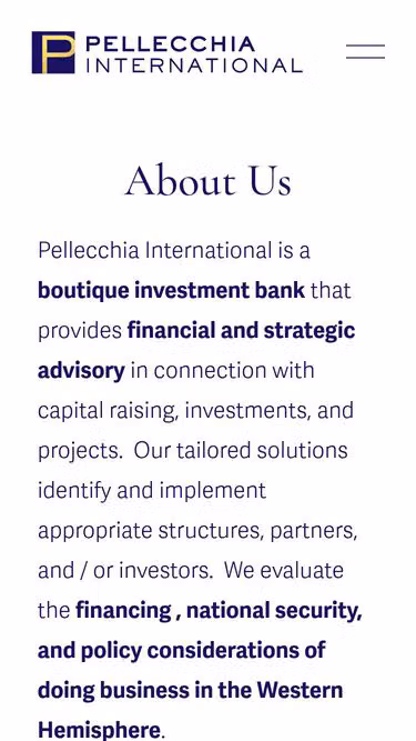 Screenshot of pell.international