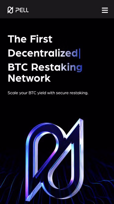 Screenshot of pell.network