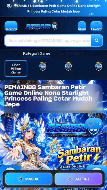 Screenshot of pemain88.online