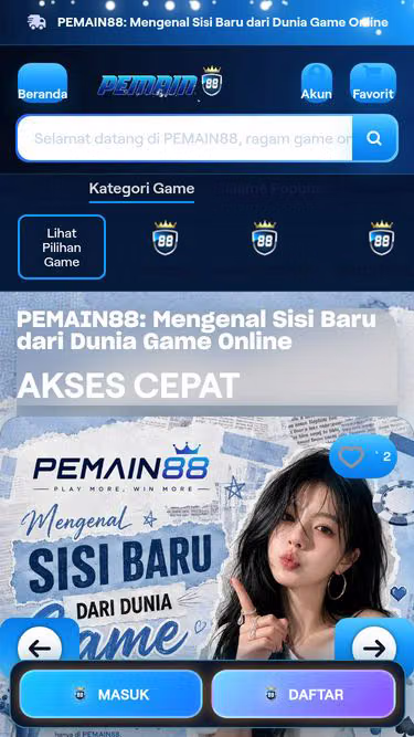 Screenshot of pemain88.us