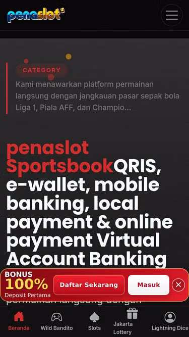 Screenshot of penaslot.app