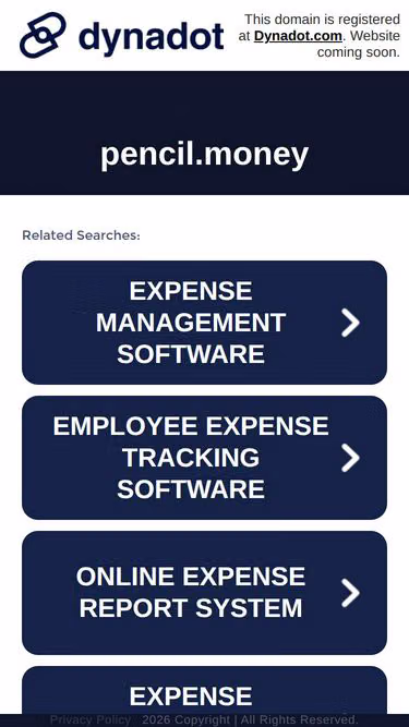 Screenshot of pencil.money