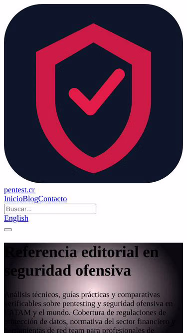 Screenshot of pentest.cr