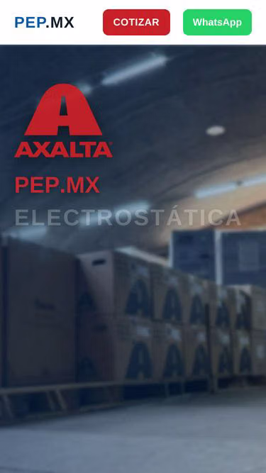 Screenshot of pep.mx