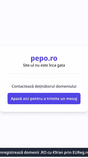 Screenshot of pepo.ro