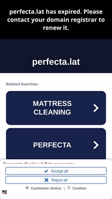 Screenshot of perfecta.lat