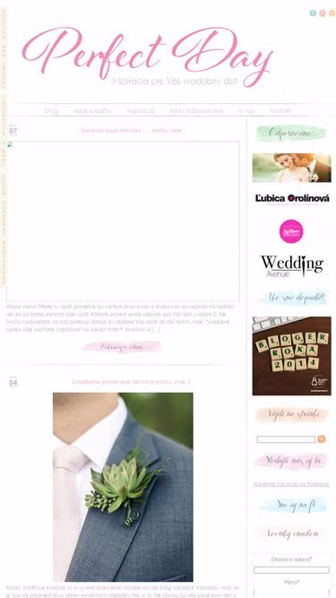 Screenshot of perfectday.sk