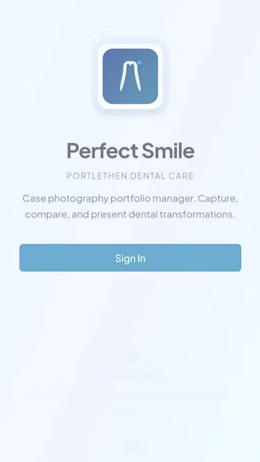 Screenshot of perfectsmile.fit