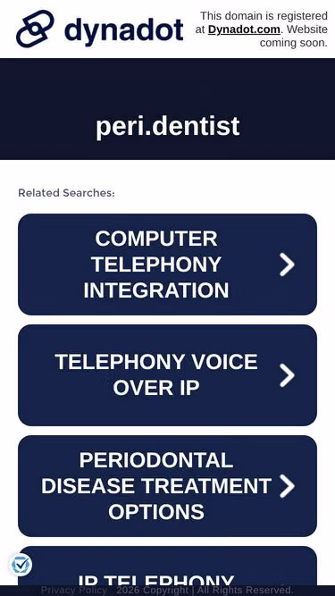 Screenshot of peri.dentist