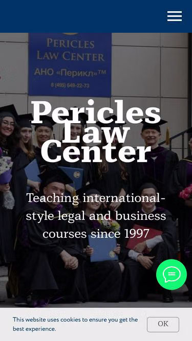 Screenshot of pericles.info