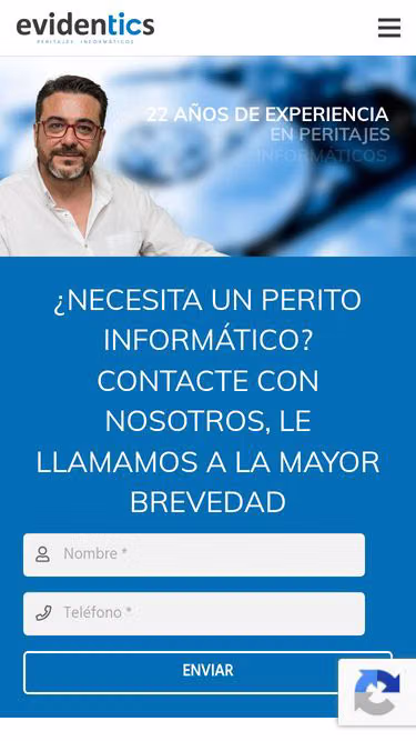 Screenshot of peritos.net