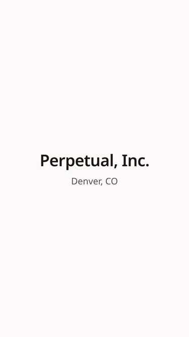 Screenshot of perpetual.dev
