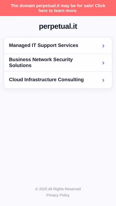 Screenshot of perpetual.it